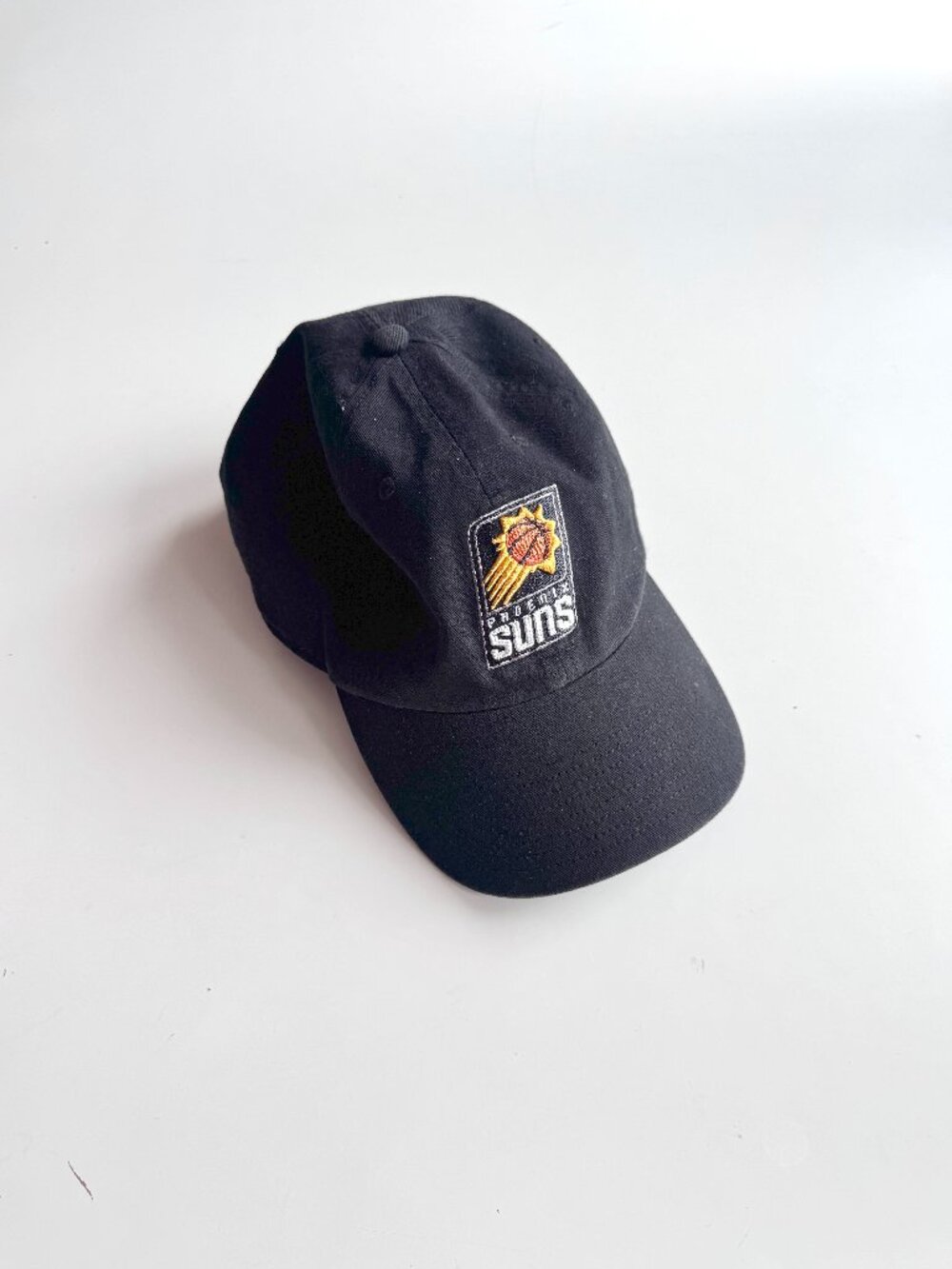 '47 NBA PHOENIX SUNS Black Canvas Logo Embroidered Baseball Hat